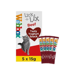 Lick e Lix Yoghurt - Beef 5 Sachets | 2423