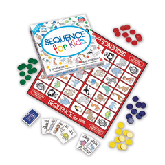 Sequence for Kids - Children’s Strategy Board Game (2–4 Players) | Ages 3+ | AL55207