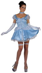 Blue Princess Costume (Dress, Choker & Gloves) | 99401
