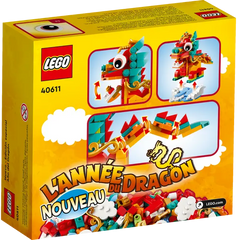 LEGO Year of the Dragon Building Set - 214 Pieces - Lunar New Year Zodiac Display | 40611