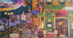 Educa Italian Lakeside Café 2000-Piece Puzzle | 18009