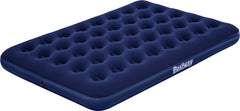Bestway Air Bed King Size - 203 × 152 × 22 cm - Flocked Air Mattress with Repair Patch | P-67003