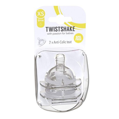 Twistshake Anticolic 2x Teats - XS Size (0+m) | TWI78081