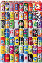 Educa Assorted Drink Cans 500-Piece Puzzle | 18447