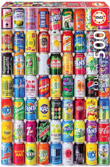 Educa Assorted Drink Cans 500-Piece Puzzle | 18447