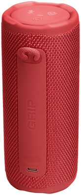 JBL Grip Portable Bluetooth Speaker - Red - Waterproof & Drop-Proof Design - 14 Hours Playtime | JBL-GRIP-RED