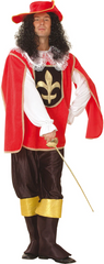 Lambert Musketeer Costume (Shirt with Shoulder Cape, Trousers, Boot Covers & Hat) | 891143
