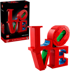مجموعة بناء LEGO Art Love القابلة للتجميع | 31214