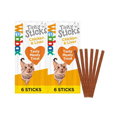 Cats Delight Sticks Chicken & Liver 6 Sticks | 8811