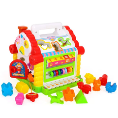 Hola Activity House Shape Sorter - Educational Playset with Shapes, Abacus & Interactive Features | 739