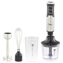 Midea Hand Blender 900W with Variable Speed, Attachments, and Stainless Steel Housing | MJ-BH1001W