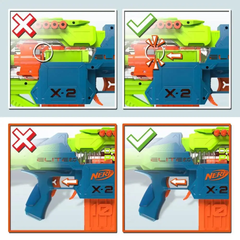 Nerf Elite 2.0 Double Punch Dart Blaster | HBNRF6363