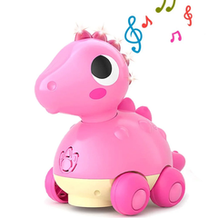 Mola Dinosaur Rolling Toy - Toddler Push & Roll Figure - Pink | 6110