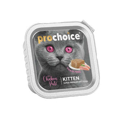 Prochoice Chicken Pate for Kittens Alu Tray 100 Grs | P3039