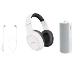 Toshiba Audio 3-in 1 Package (Headphones + earphones + Speaker) - White | 3P19-W