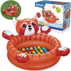 Bestway Inflatable Red Panda Ball Pit - With 50 Play Balls | P-52702