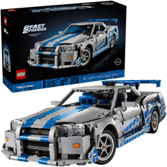 LEGO 2 Fast 2 Furious Nissan Skyline GT-R (R34) - Technic Racing Car Building Set | 42210