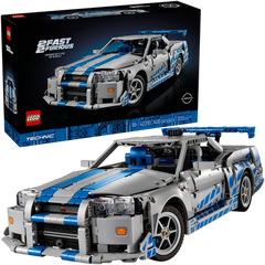 LEGO 2 Fast 2 Furious Nissan Skyline GT-R (R34) - Technic Racing Car Building Set | 42210