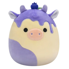 Squishmallows 7.5" Benito the Blueberry Cow Plush | SQCR06201