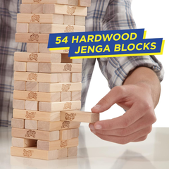 Hasbro - Jenga Game - The Original Wood Block Party Game | HBGMA2120E