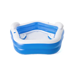 Bestway حوض سباحة عائلي قابل للنفخ مع مقاعد وحاملات أكواب | P-54153