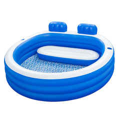 Bestway Inflatable Lounge Pool with Cushioned Backrests & Seat | P-54422