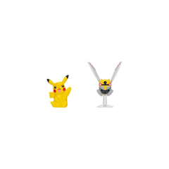Pokemon Battle Figure Pack - Ninjask & Pikachu Official Detailed Figures 5 cm Each | PKW3576