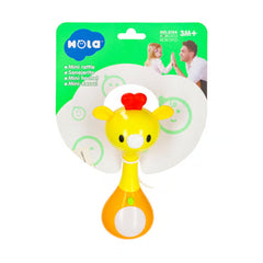 Hola Mini Rattle Toy - Yellow Giraffe Design | 3134