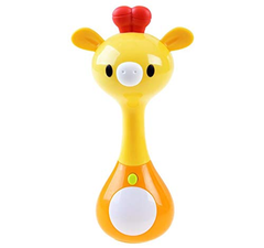Hola Mini Rattle Toy - Yellow Giraffe Design | 3134
