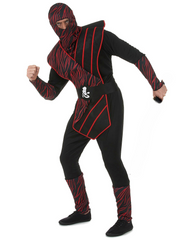 Ninja Costume (Shirt, Pants, Belt, Hood & Armour) | 093054