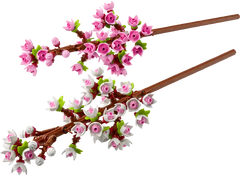 LEGO Cherry Blossoms - Sakura Trees Spring Display Model - 1,364 Pieces | 40725