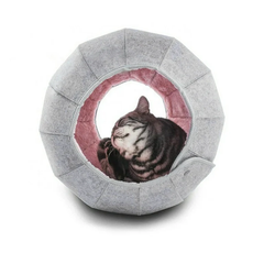 Cat Foldable Bed - Multi-Shape Felt Cat House with Cushion | CFB-001