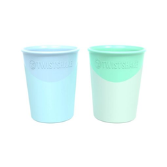 Twistshake 2x 170ml Cups - Pastel Blue & Pastel Green | TWI78115