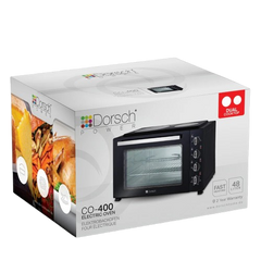 Dorsch 1800W 48L Double Glass Electric Oven With Hob | DH-07850