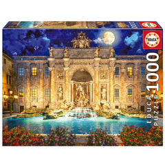 Educa 19923 - Trevi Fountain Rome 1000-Piece Jigsaw Puzzle | 19923