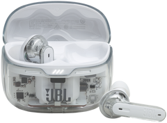 JBL TUNE BEAM True Wireless Noise Cancelling Earbuds Ghost White | JBLTBEAMGWHT