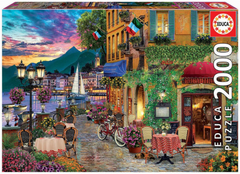Educa Italian Lakeside Café 2000-Piece Puzzle | 18009