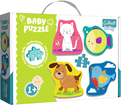 Trefl Baby Puzzle - 8-Piece Animal Shapes for Toddlers | 36074