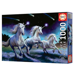 Educa 19919 - Anne Stokes “Running Unicorns” 1000-Piece Jigsaw Puzzle | 19919