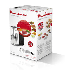 Moulinex 6-in-1 Meat Grinder 1600W 1.9kg/min Black/Silver | ME306832