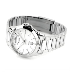 Casio Men 3-Hand Watch - White / Silver | MTP-1370D-7A3VDF