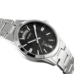 Casio Men 3-Hand Watch - Black / Silver | MTP-1381D-8AVDF