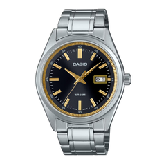 Casio Men 3-Hand Watch - Black / Silver | MTP-B180D-1A2VDF