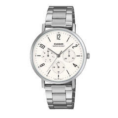 Casio Men 3-Hand Watch - Silver / White | MTP-VT06D-7BDF