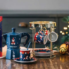 Bialetti Nmagic003 Carousel Set of 4 Cups and Saucers