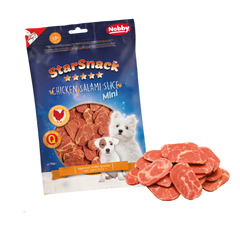 Nobby StarSnack Mini Chicken Salami Slices 70g | 50421