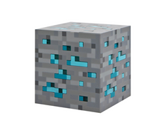 Minecraft Ore Block LED Night Lamp USB Rechargeable Blue