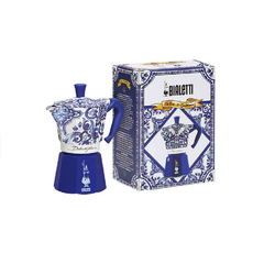 Bialetti Moka Express Dolce&Gabbana Blu Mediterraneo ماكينة تحضير القهوة بـ6 أكواب | BIA0005346
