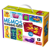 Trefl Memos Classic & Plus Cute Monsters Memory Game | 02273