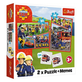 Trefl Puzzles 2-in-1 + Memos Fireman Sam’s Team | 93334
